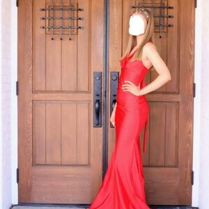 Elegant Red Prom Dress